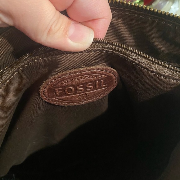 Fossil crossbody brown bag - Picture 3 of 5